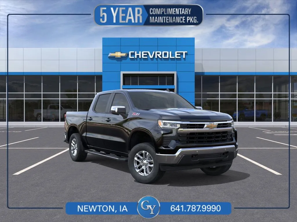 Black 2026 Chevrolet Silverado 1500 LT for sale in Newton, IA