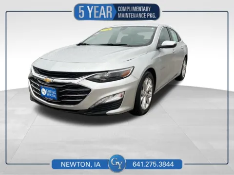 Silver 2020 Chevrolet Malibu LT for sale in Newton, IA