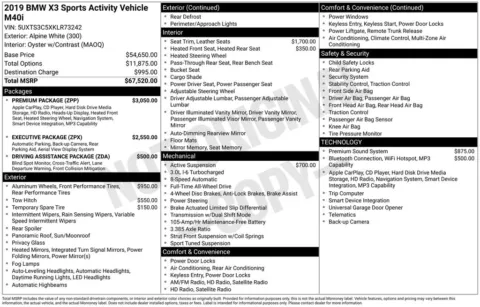 Photos of 2019 BMW X3 M40i for sale in Newton, IA at Gregg Young Chevrolet Newton