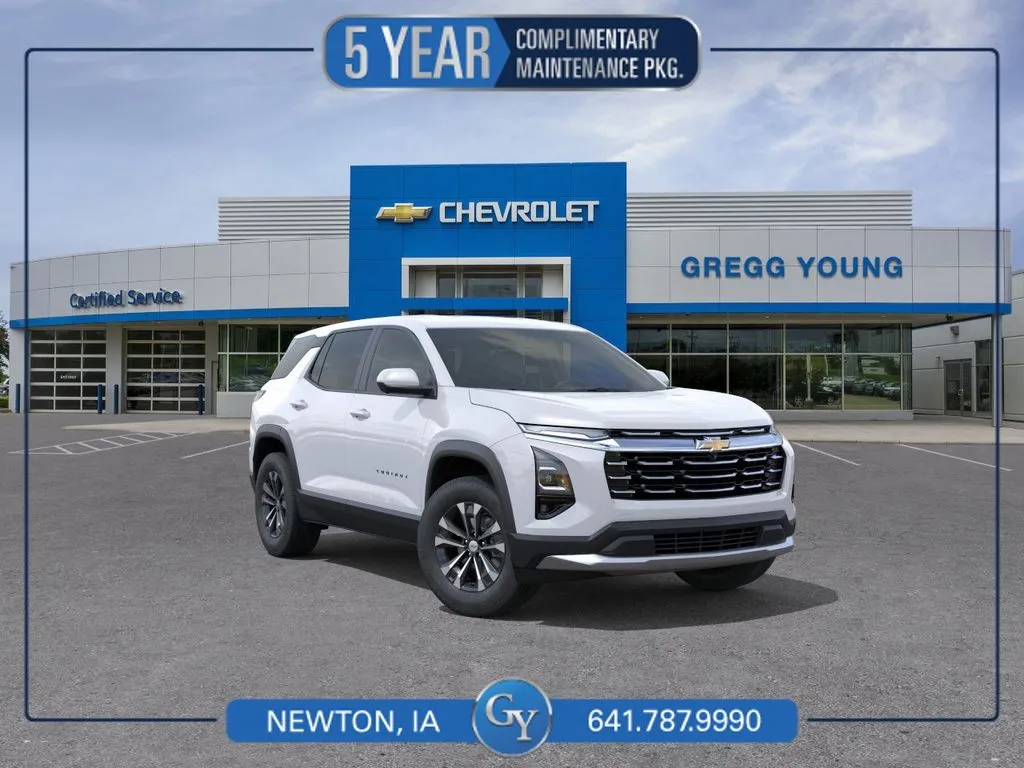 White 2026 Chevrolet Equinox LT for sale in Newton, IA