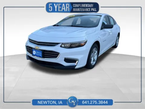 White 2016 Chevrolet Malibu LS for sale in Newton, IA