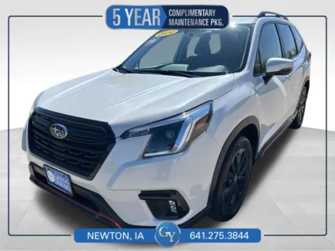 White 2024 Subaru Forester Sport for sale in Newton, IA