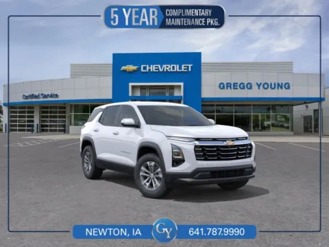 White 2026 Chevrolet Equinox LT for sale in Newton, IA