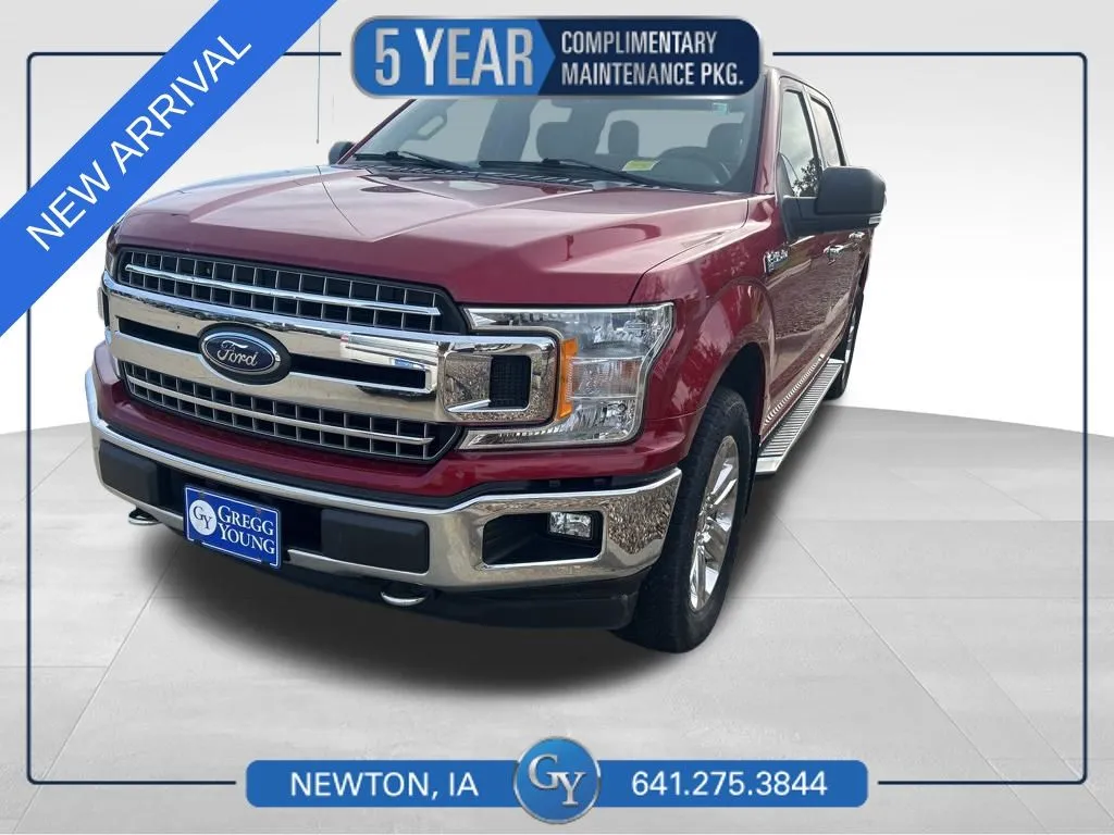 Red 2018 Ford F-150 XLT for sale in Newton, IA