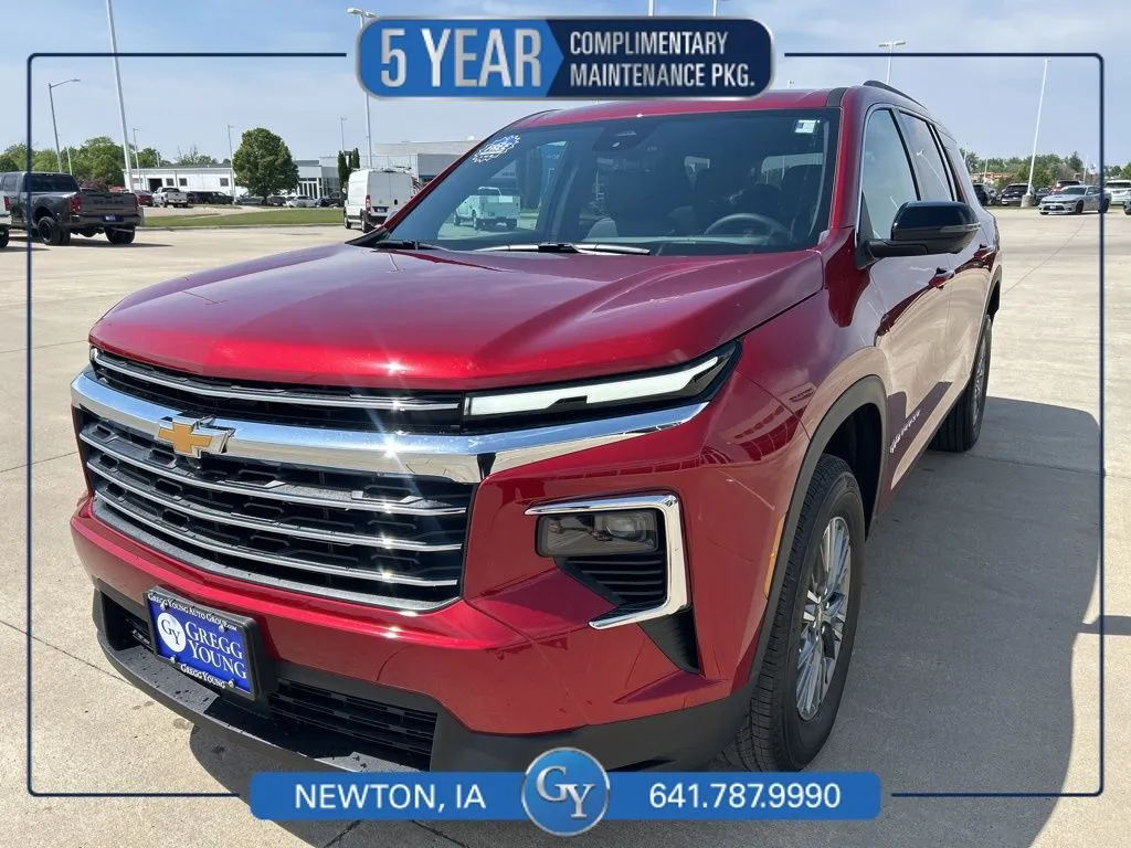 Red 2026 Chevrolet Traverse LT for sale in Newton, IA