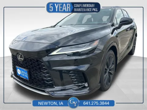 Black 2025 Lexus RX 500h F SPORT Performance for sale in Newton, IA