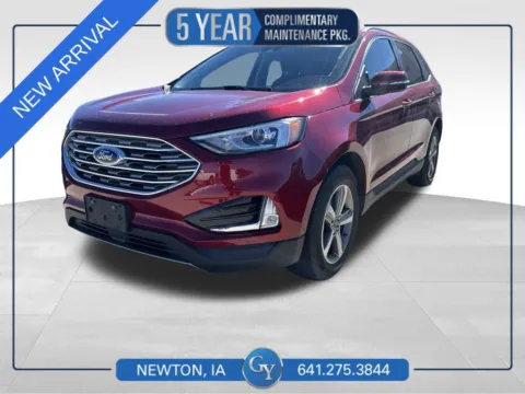 Red 2019 Ford Edge SEL for sale in Newton, IA