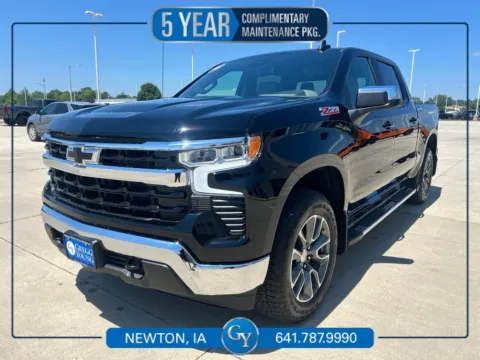 Black 2026 Chevrolet Silverado 1500 LT for sale in Newton, IA