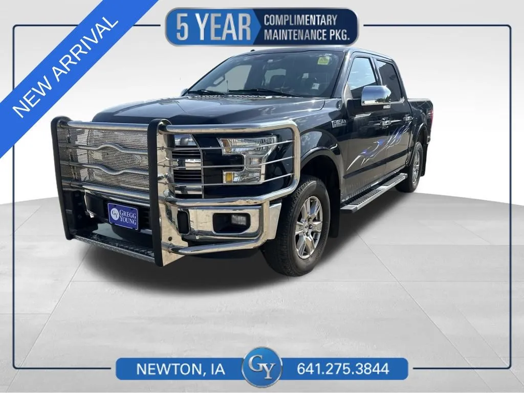 Black 2016 Ford F-150 Lariat for sale in Newton, IA