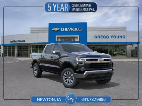 Black 2026 Chevrolet Silverado 1500 LT for sale in Newton, IA
