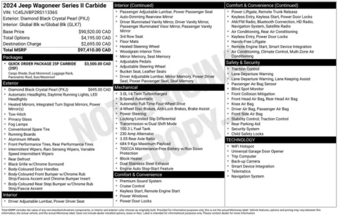 Photos of 2024 Jeep Wagoneer Series II for sale in Newton, IA at Gregg Young Chevrolet Newton