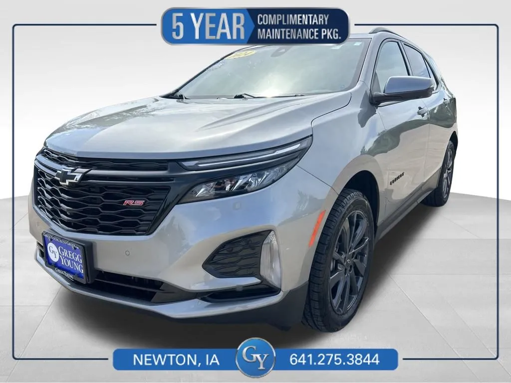 Gray 2024 Chevrolet Equinox RS for sale in Newton, IA