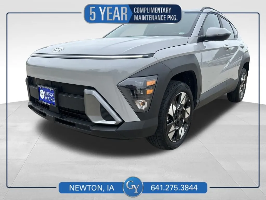 Gray 2025 Hyundai Kona SEL for sale in Newton, IA