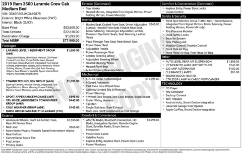 Photos of 2019 Ram 3500 Laramie for sale in Newton, IA at Gregg Young Chevrolet Newton