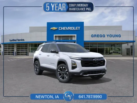 White 2026 Chevrolet Equinox RS for sale in Newton, IA