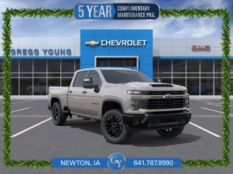 White 2026 Chevrolet Silverado 2500HD Custom for sale in Newton, IA