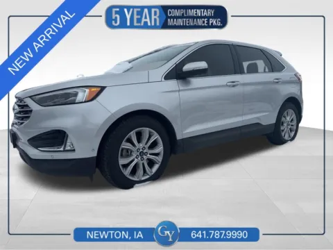 Silver 2019 Ford Edge Titanium for sale in Newton, IA
