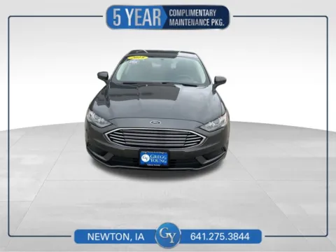 Gray 2018 Ford Fusion SE for sale in Newton, IA