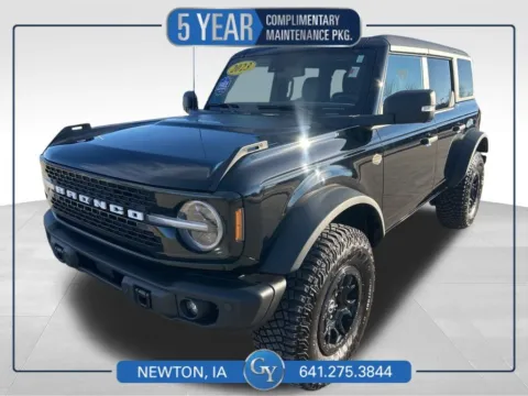 Black 2023 Ford Bronco Wildtrak for sale in Newton, IA