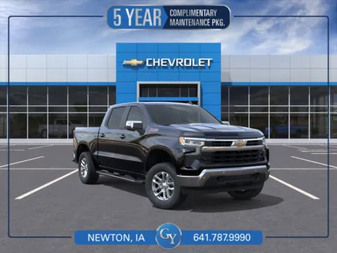 Black 2026 Chevrolet Silverado 1500 LT for sale in Newton, IA