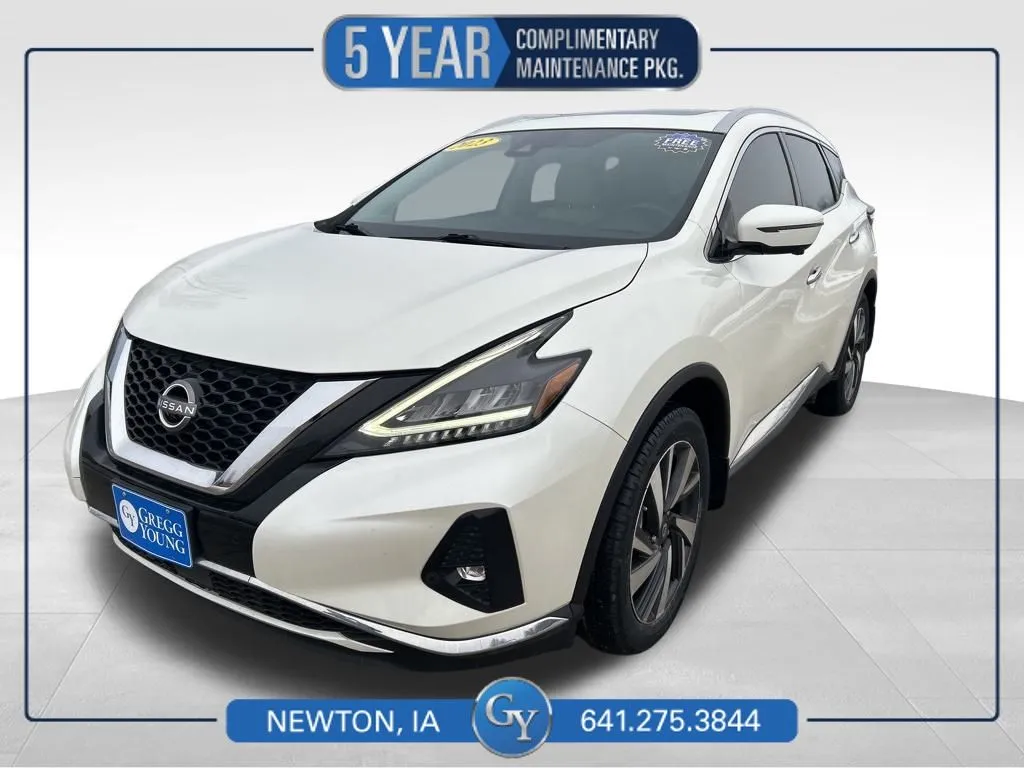 White 2023 Nissan Murano SL for sale in Newton, IA