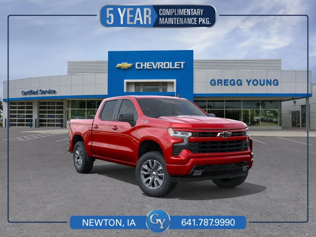 Red 2026 Chevrolet Silverado 1500 RST for sale in Newton, IA