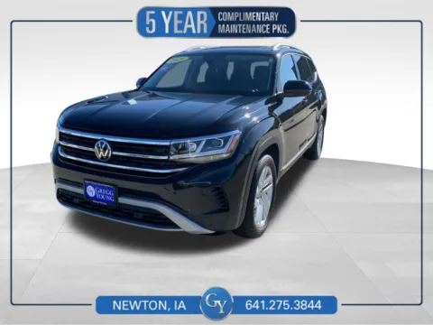 Black 2021 Volkswagen Atlas SEL for sale in Newton, IA