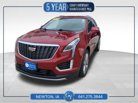 Red 2024 Cadillac XT5 Premium Luxury for sale in Newton, IA