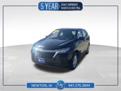 Black 2023 Chevrolet Equinox LS for sale in Newton, IA
