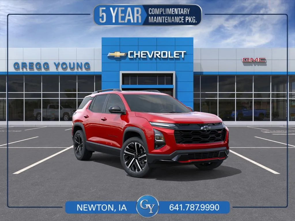 Red 2026 Chevrolet Equinox RS for sale in Newton, IA