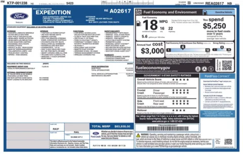 Photos of 2024 Ford Expedition Limited for sale in Newton, IA at Gregg Young Chevrolet Newton