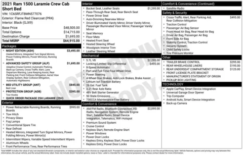 Photos of 2021 Ram 1500 Laramie for sale in Newton, IA at Gregg Young Chevrolet Newton