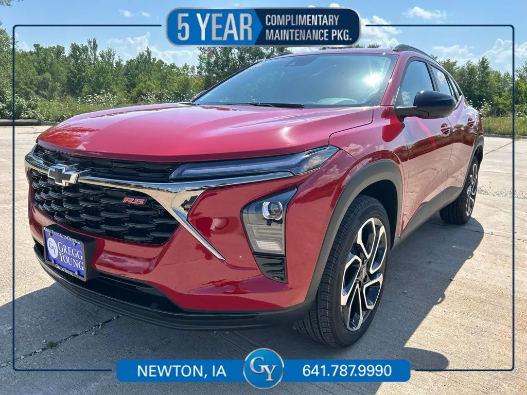 Red 2026 Chevrolet Trax 2RS for sale in Newton, IA