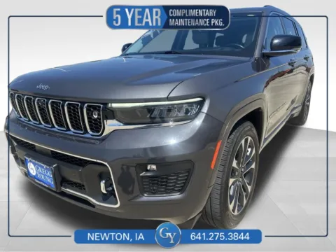 Gray 2022 Jeep Grand Cherokee L Overland for sale in Newton, IA