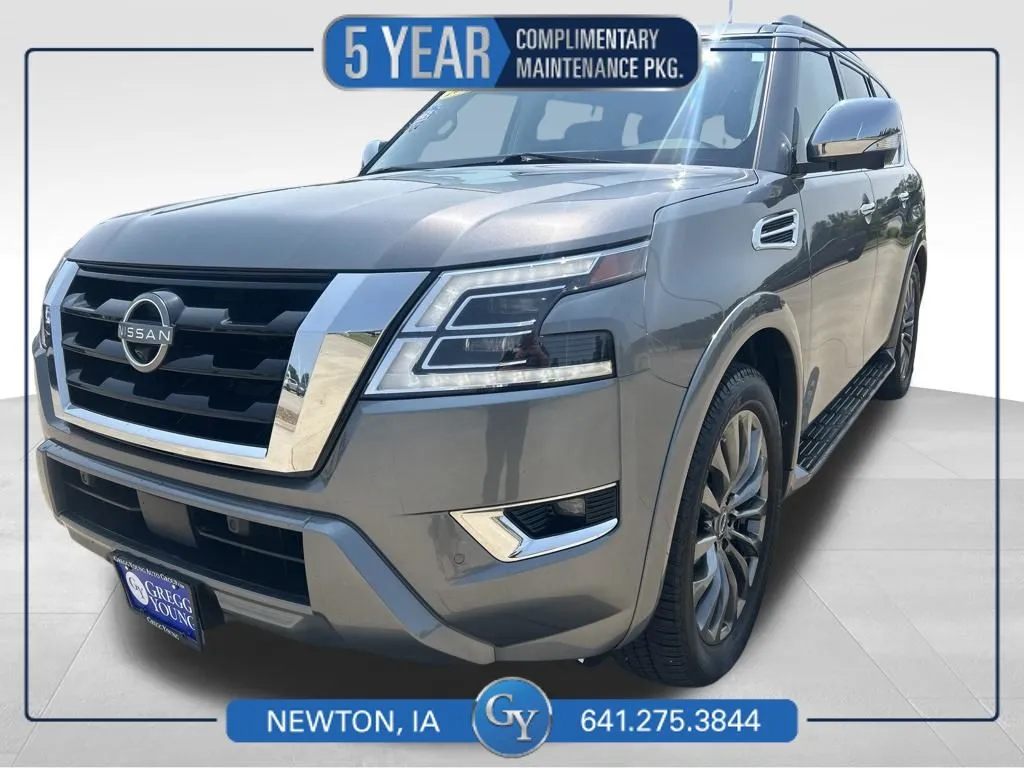 Gray 2023 Nissan Armada Platinum for sale in Newton, IA