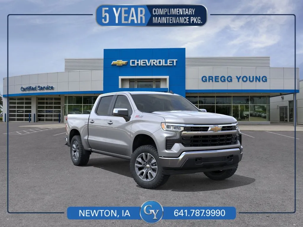 Gray 2026 Chevrolet Silverado 1500 LT for sale in Newton, IA
