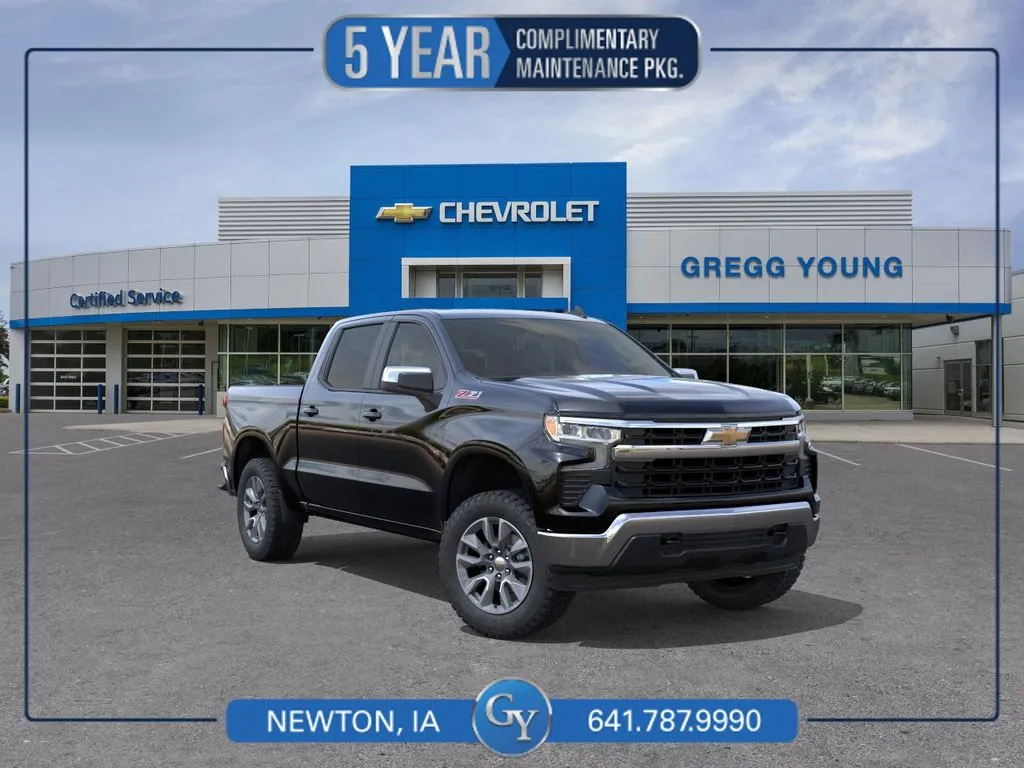 Black 2026 Chevrolet Silverado 1500 LT for sale in Newton, IA