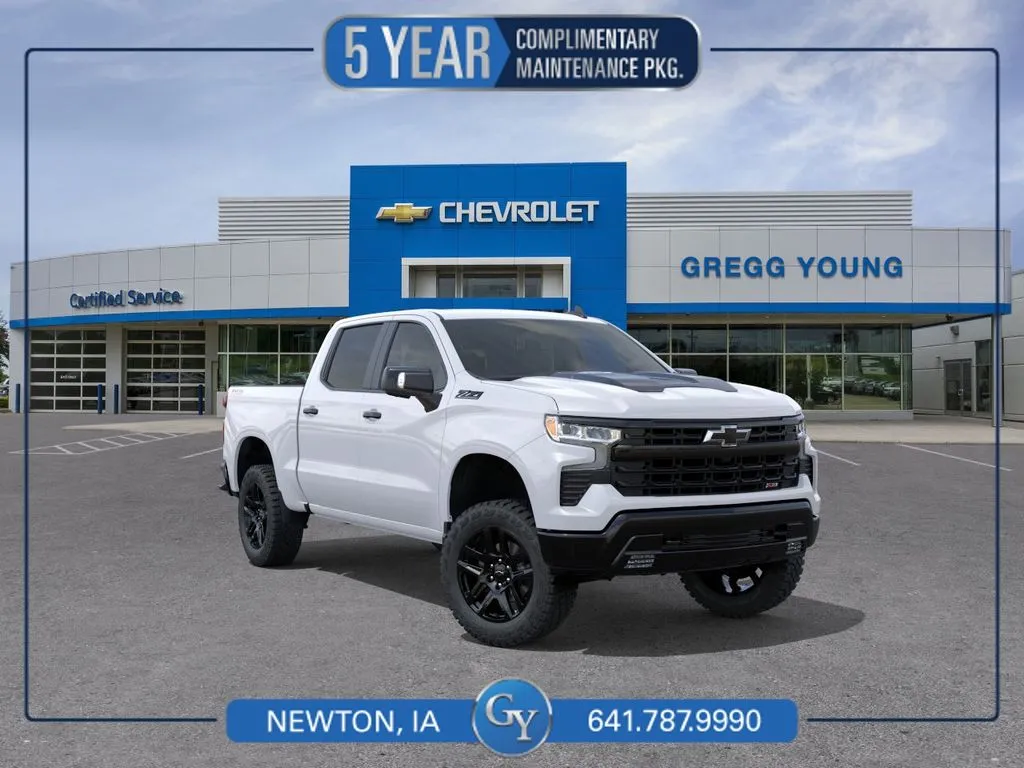 White 2026 Chevrolet Silverado 1500 LT Trail Boss for sale in Newton, IA