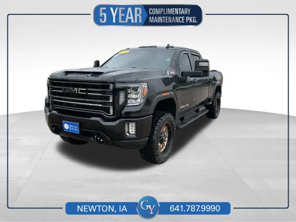 Black 2021 GMC Sierra 2500HD AT4 for sale in Newton, IA