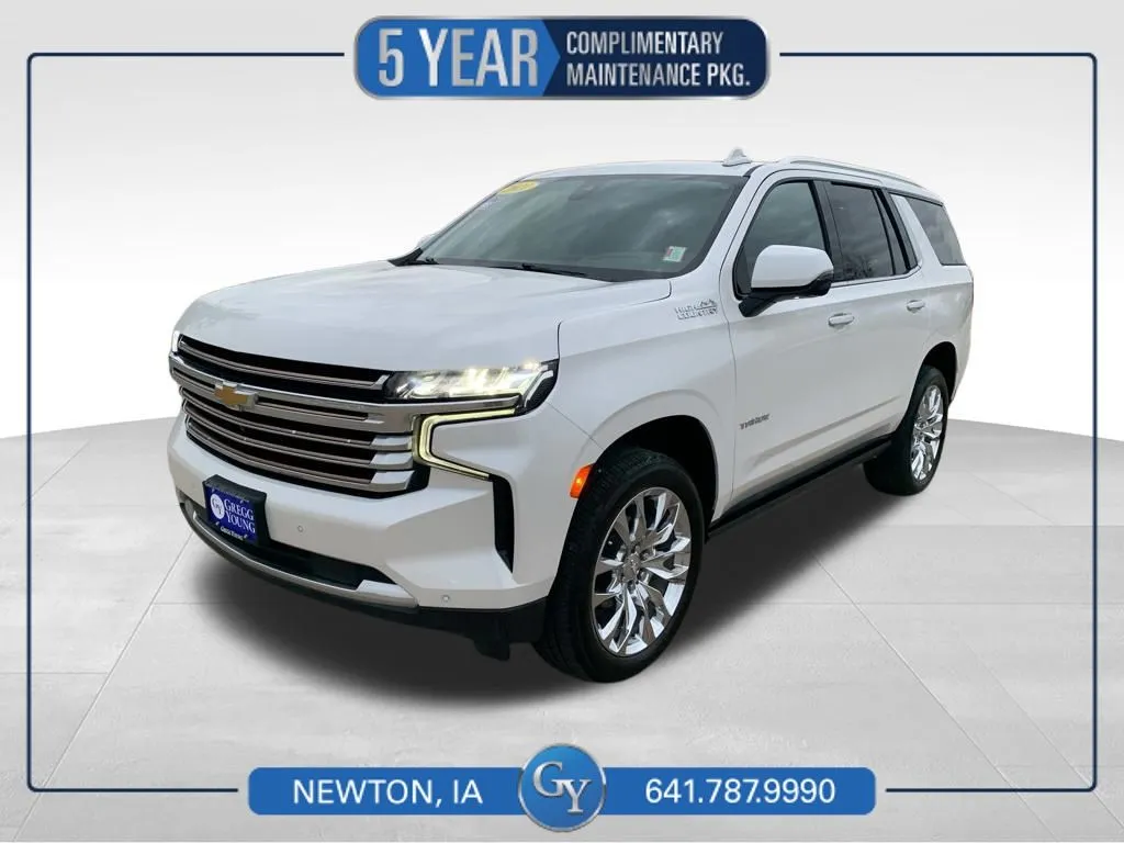 White 2021 Chevrolet Tahoe High Country for sale in Newton, IA