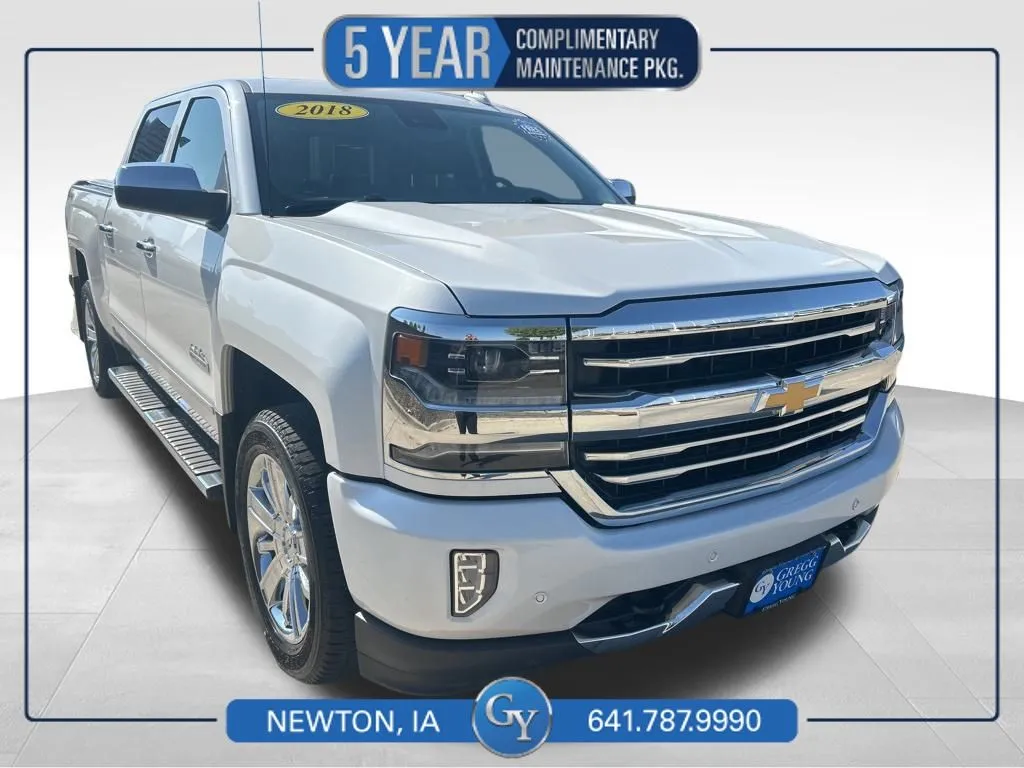 White 2018 Chevrolet Silverado 1500 High Country for sale in Newton, IA
