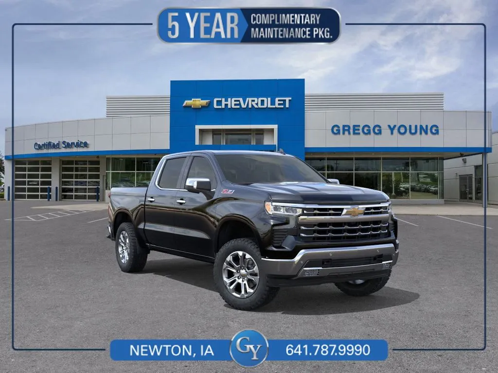 Black 2026 Chevrolet Silverado 1500 LTZ for sale in Newton, IA
