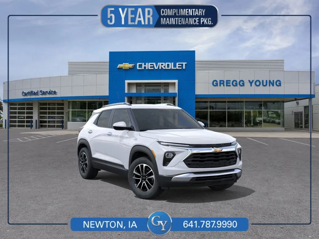 White 2026 Chevrolet TrailBlazer LT for sale in Newton, IA