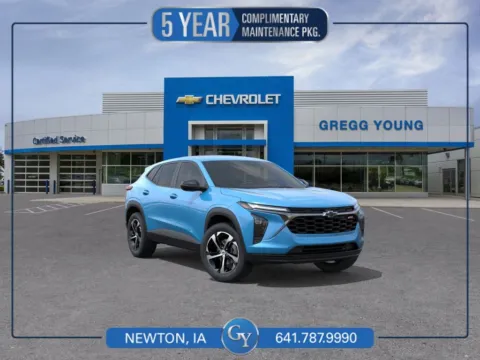 Blue 2026 Chevrolet Trax 1RS for sale in Newton, IA