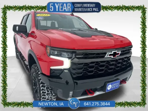 Red 2022 Chevrolet Silverado 1500 ZR2 for sale in Newton, IA