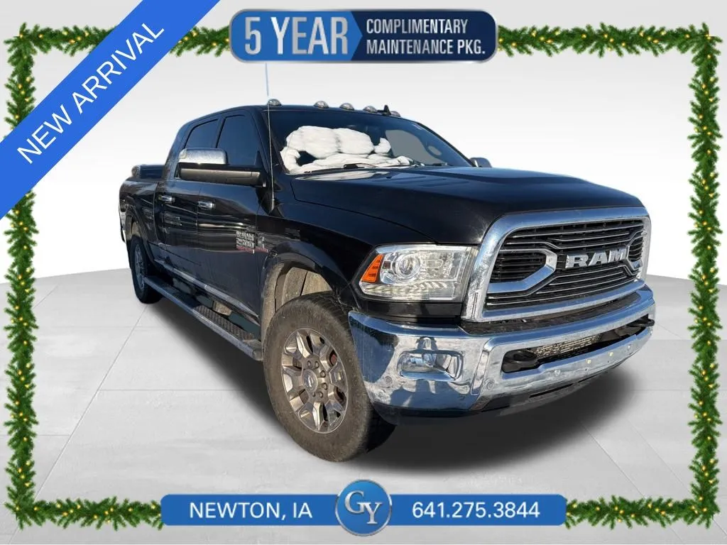 Black 2016 Ram 2500 Laramie Longhorn for sale in Newton, IA