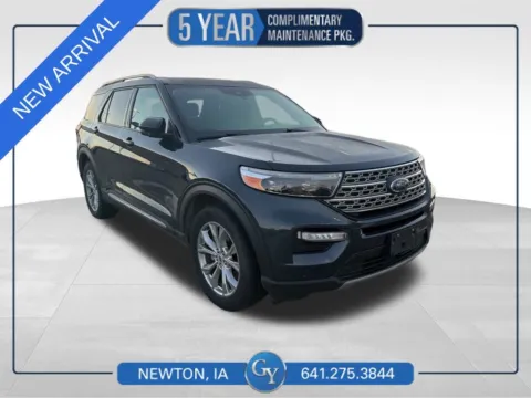 Blue 2022 Ford Explorer Limited for sale in Newton, IA