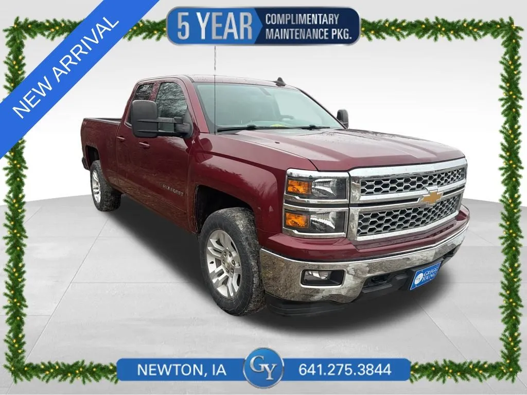 Red 2015 Chevrolet Silverado 1500 LT for sale in Newton, IA
