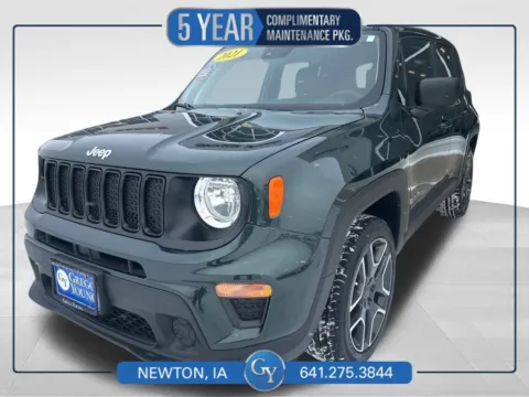 Green 2021 Jeep Renegade Sport for sale in Newton, IA