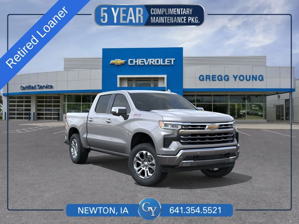 Gray 2026 Chevrolet Silverado 1500 LTZ for sale in Newton, IA